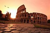 Colosseum at sunrise, Rome, Italy